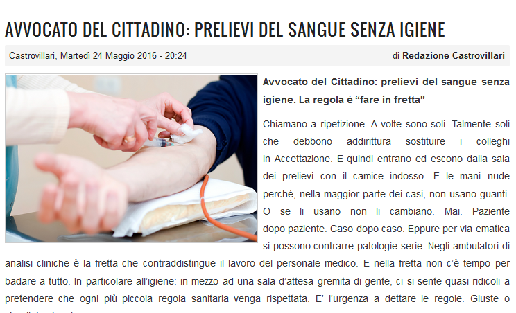 cosenza web oggi prelievi sangue 1