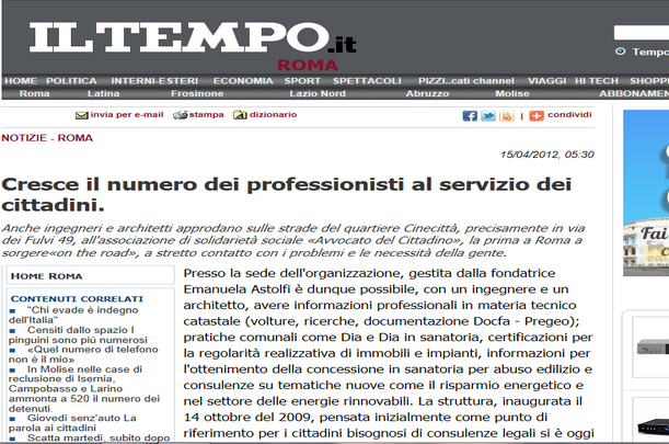 il tempo astolfi cresce numero professionisti avvocato del cittadino