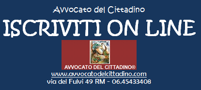 iscriviti on line avvocato del cittadino