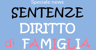 sentenze diritto famiglia