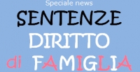 Sentenze di diritto di Famiglia