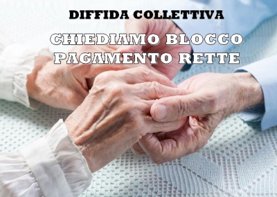 Alzheimer, diffida collettiva per blocco pagamenti RSA